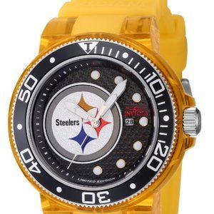 Invicta NFL Pittsburgh Steelers Limited Edition Men's Watch 51.5mm Silic…